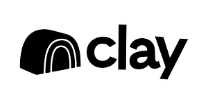 Clay logo silhouette