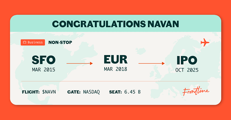 Navan IPO, Frontline Ventures