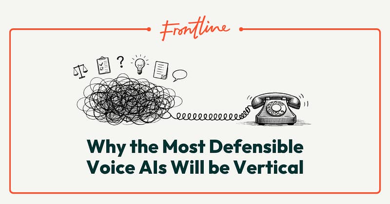 Why defensible AI Companies are vertical